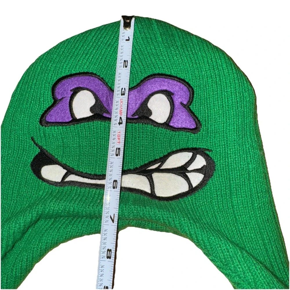 Nickelodeon TMNT Teenage Mutant Ninja Turtles Hat Tassels Reversible OSFM 2012